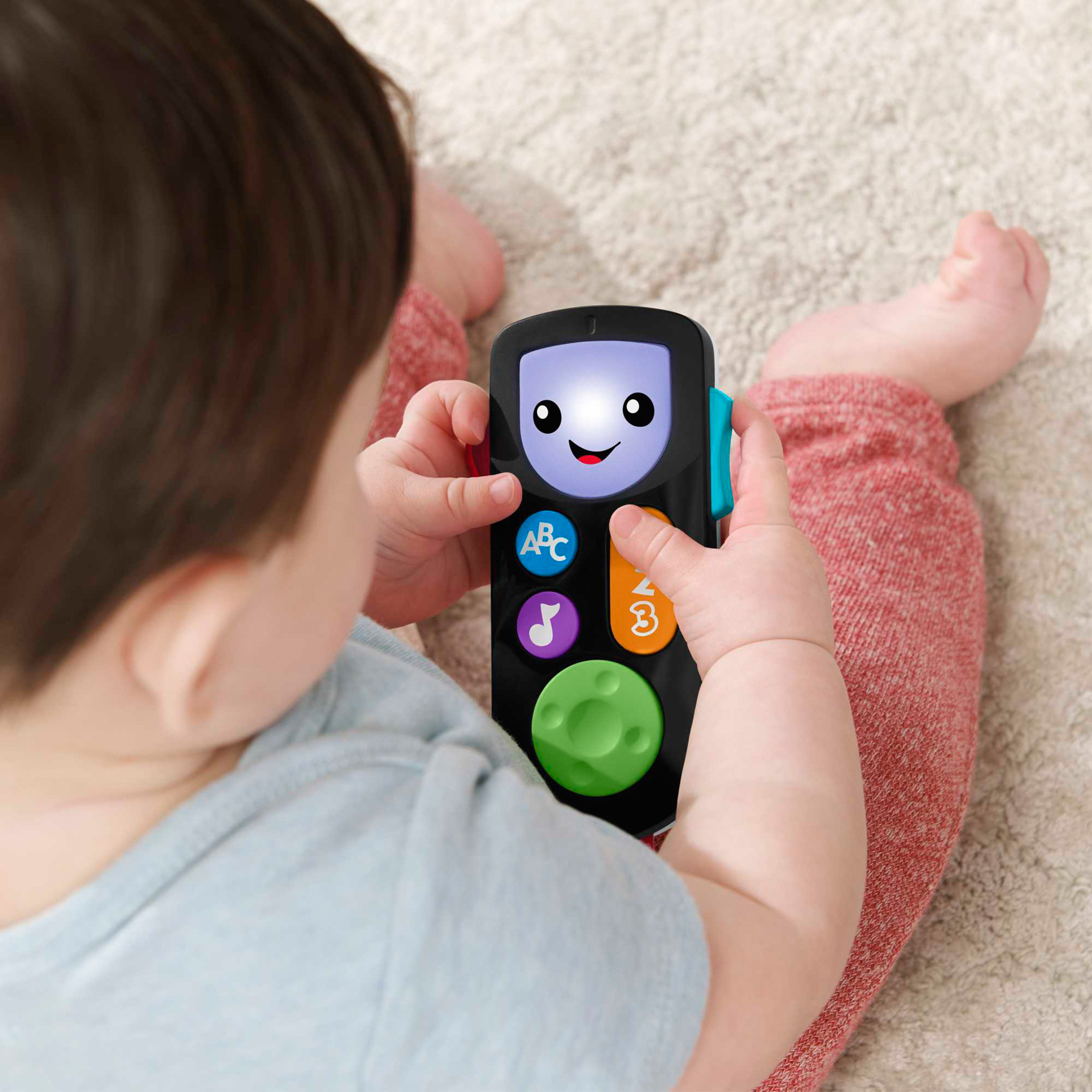 Fisher-Price Laugh & Learn Stream & Learn Remote - UK English Edition, Electronic Pretend Toy-toys-babyandtoddlertoys-lightsandmusicaltoys-image-3