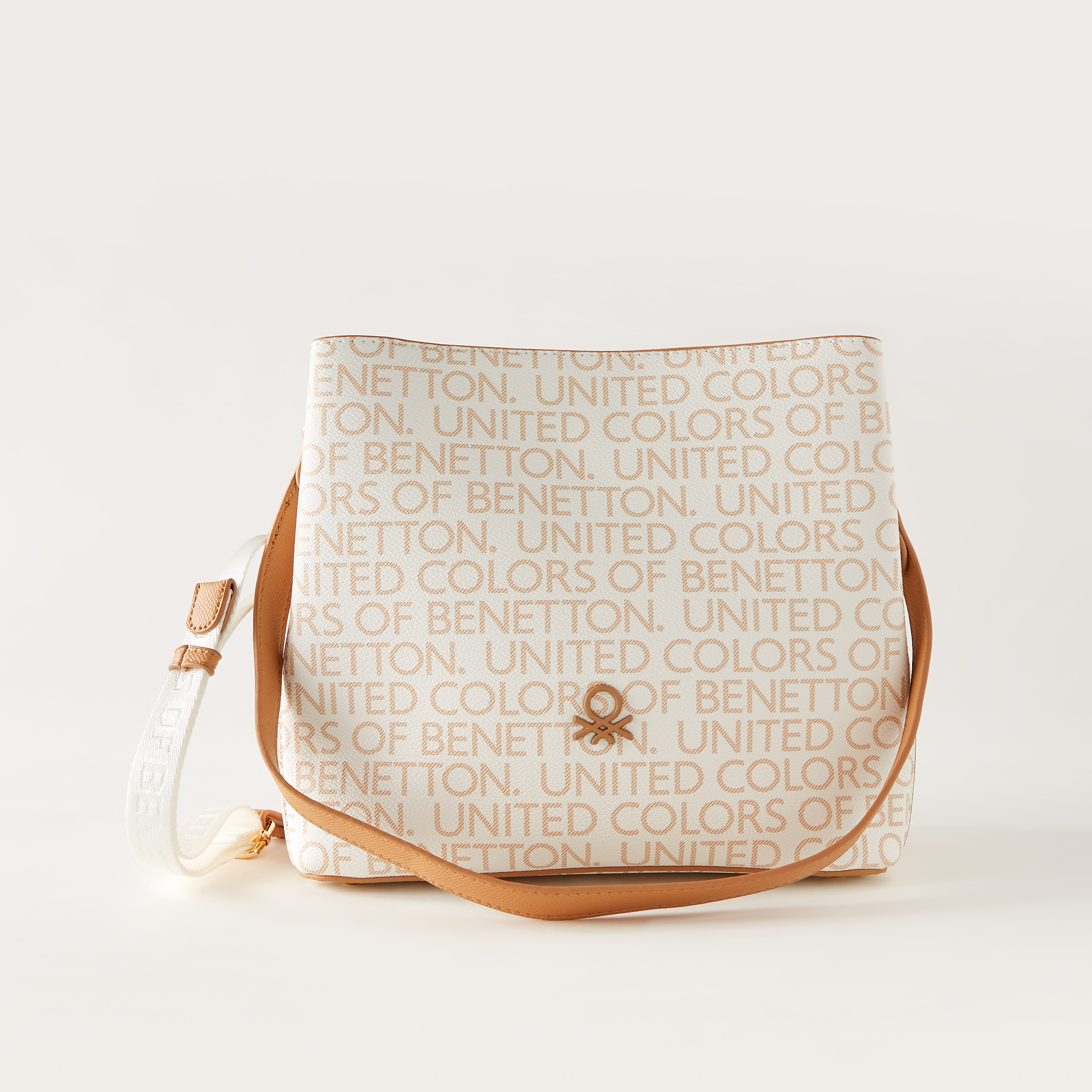 United Colors of Benetton Embossed Shoulder Bag