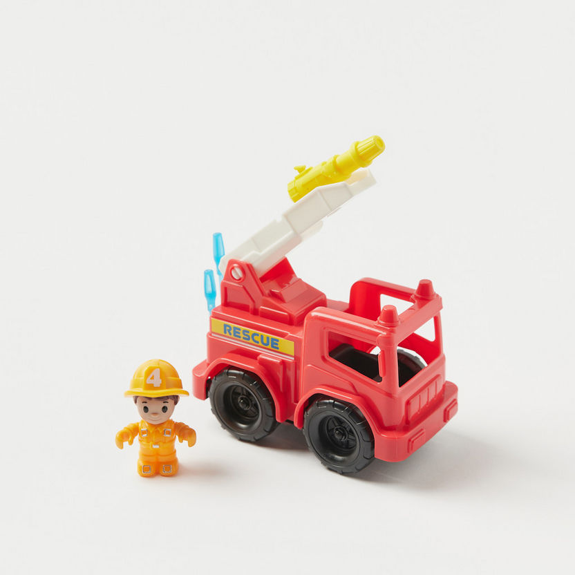 Tiny Kiddom Rescue Fire Truck Playset-Baby and Preschool-image-1