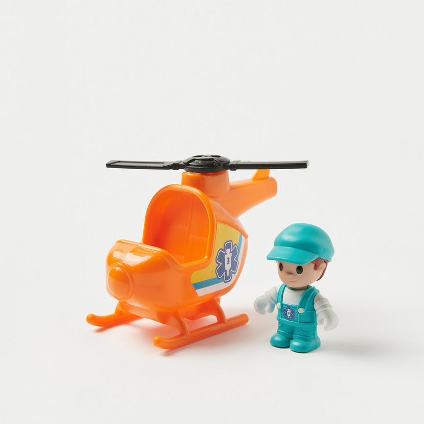 Tiny Kiddom Helicopter Rescue Playset-Baby and Preschool-image-1
