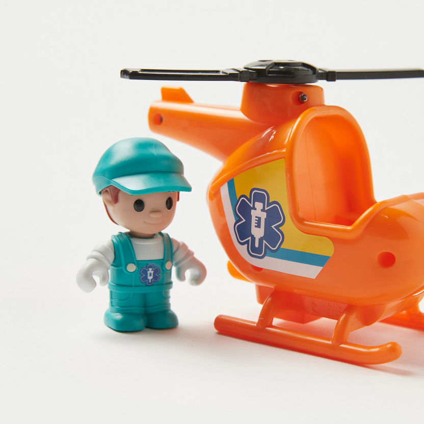 Tiny Kiddom Helicopter Rescue Playset-Baby and Preschool-image-2