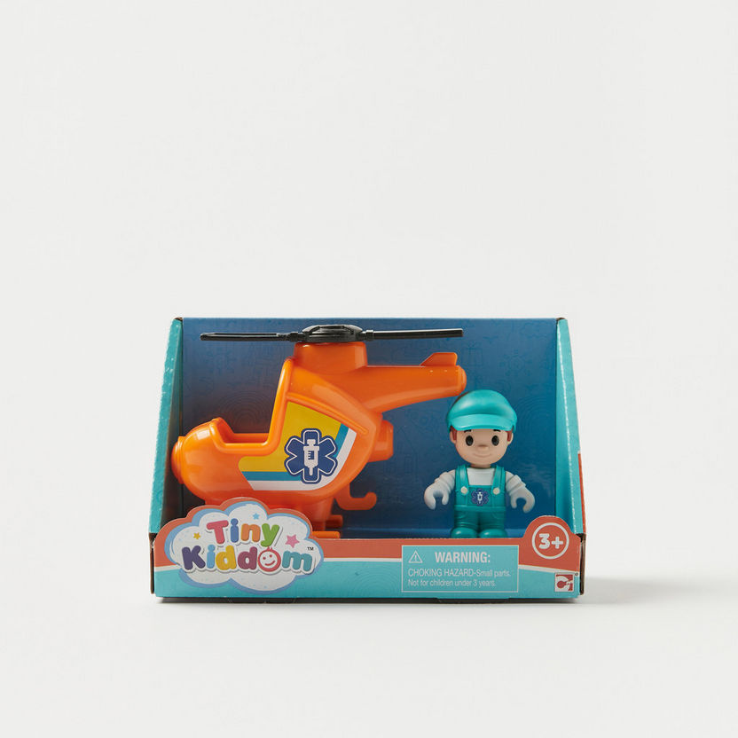 Tiny Kiddom Helicopter Rescue Playset-Baby and Preschool-image-3