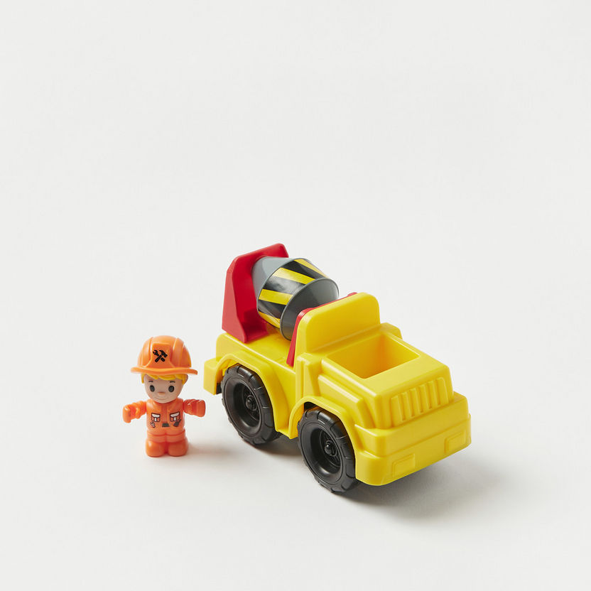 Tiny Kiddom Construction Cement Mixer Playset-Baby and Preschool-image-1