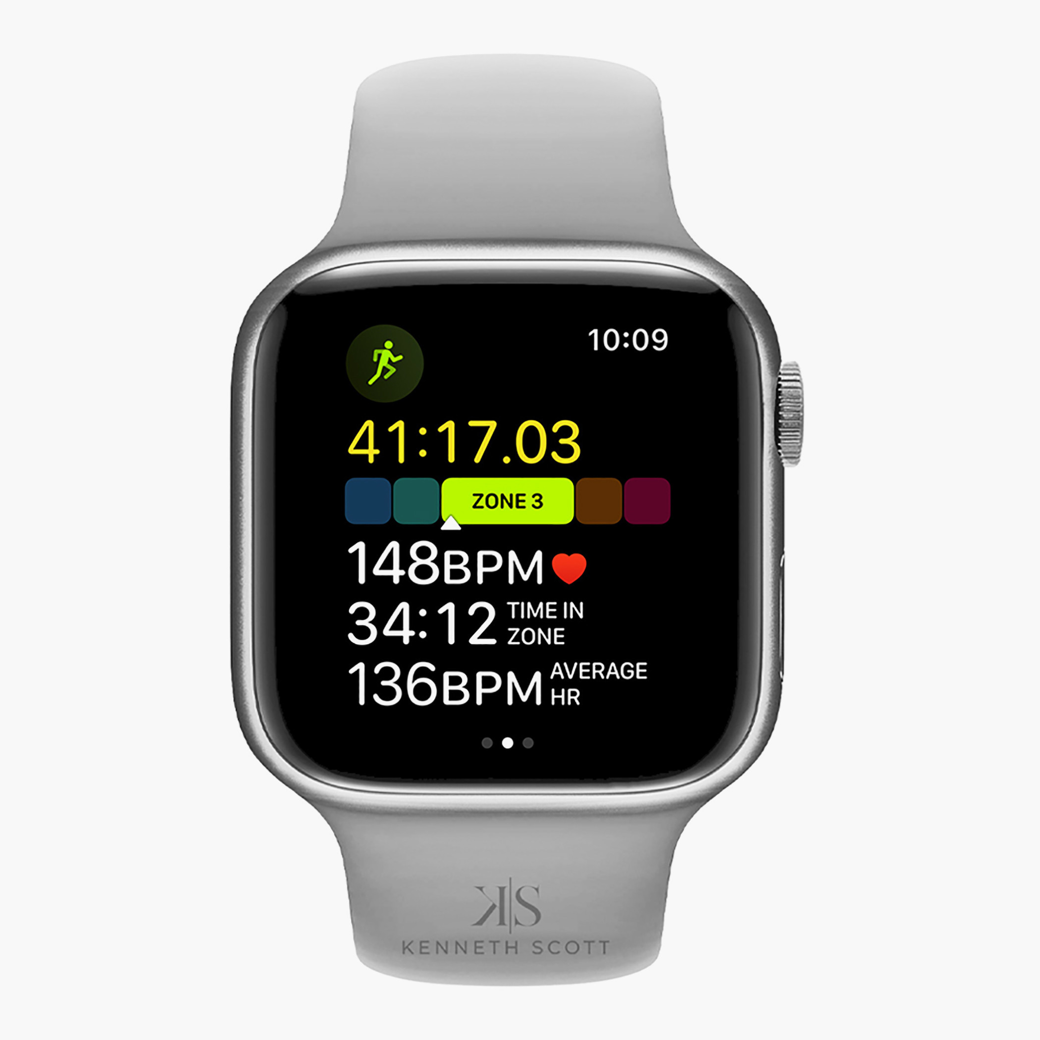 Kenneth Scott Unisex Black Silicone Strap Smart Watch - KS-HW57-electronics-smartwatches-image-7