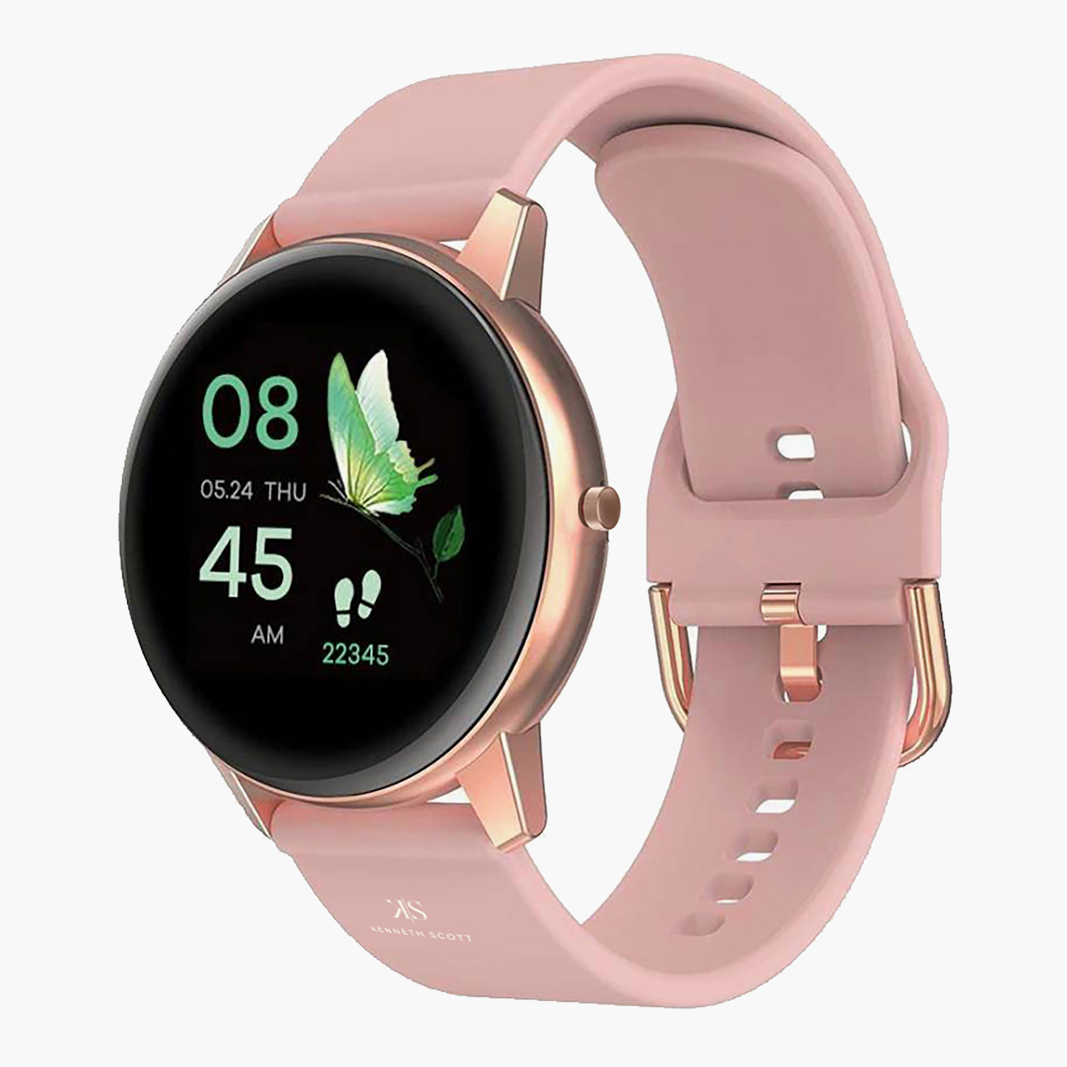ساعة ذكية من كينيث سكوت للجنسين بسوار سيليكا - KS-K50-electronics-smartwatches-image-5