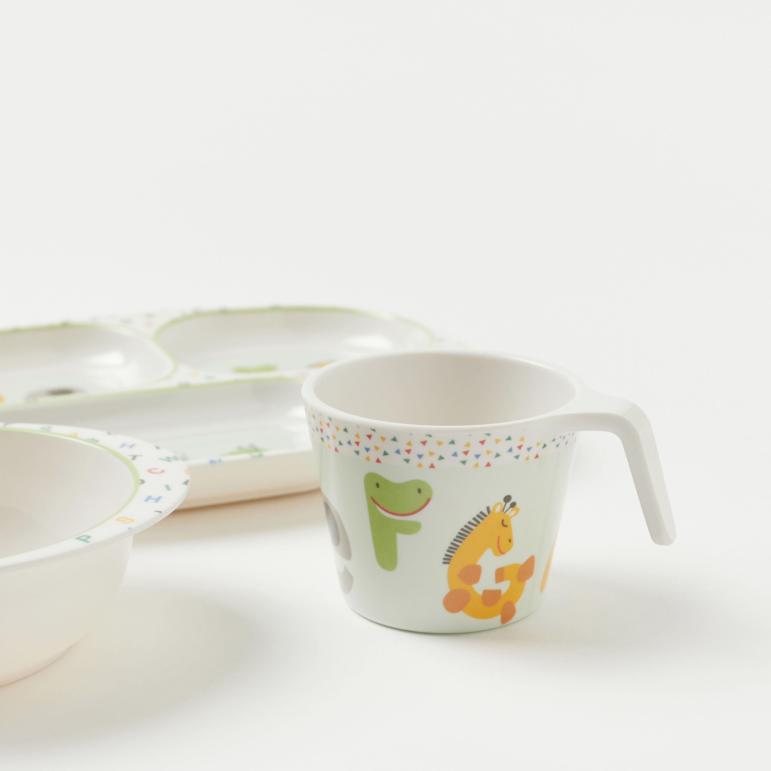 Juniors Alphabet Print 5-Piece Dinner Set-baby-feeding-mealtimeessentials-image-4