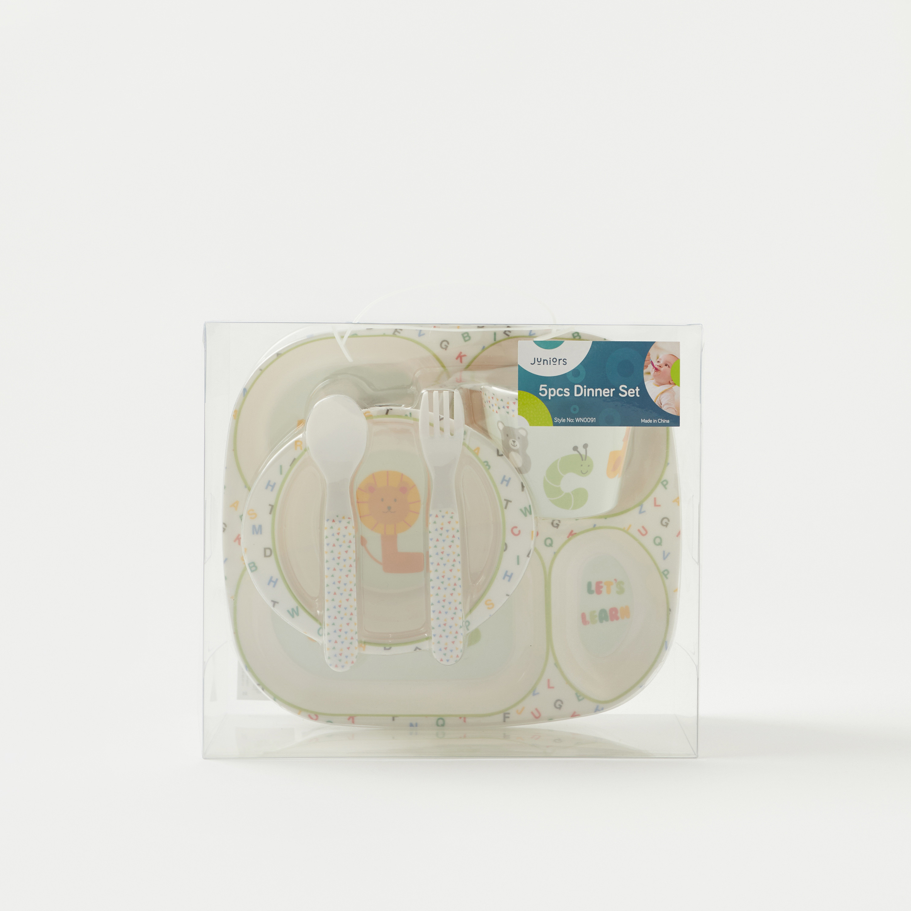 Juniors Alphabet Print 5-Piece Dinner Set-baby-feeding-mealtimeessentials-image-5