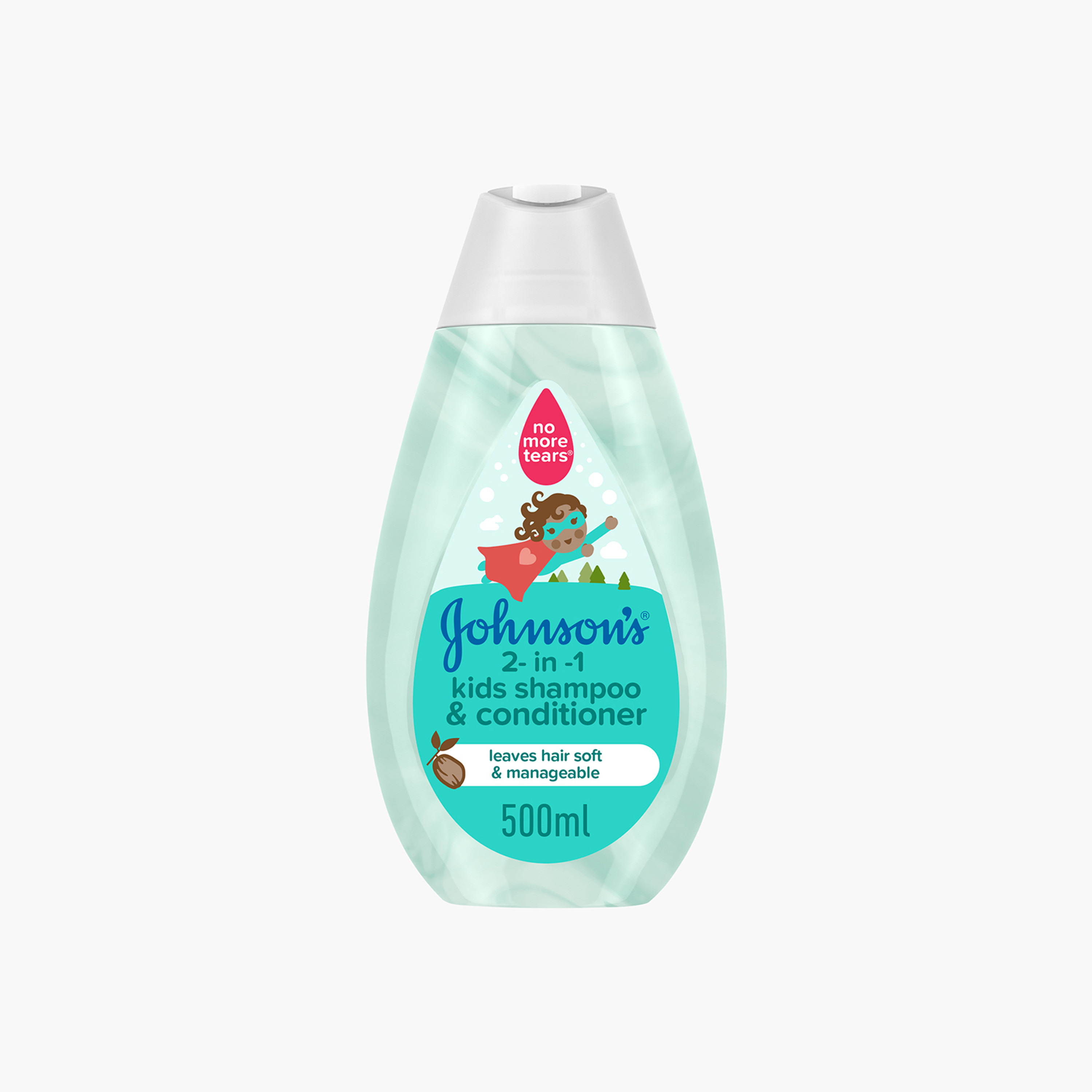 Johnson's 2-in-1 Kids Shampoo and Conditioner - 500 ml-baby-bathandcare-hairbodyskincare-image-1