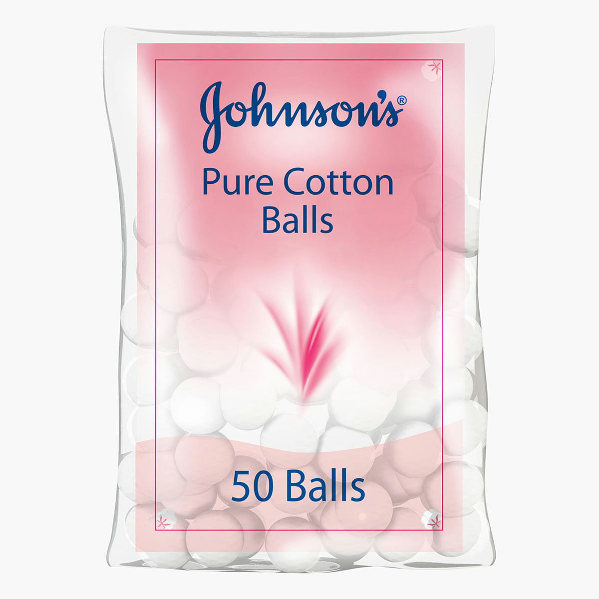 Johnson's Pure Cotton Balls - Pack of 50-baby-bathandcare-hairbodyskincare-image-1