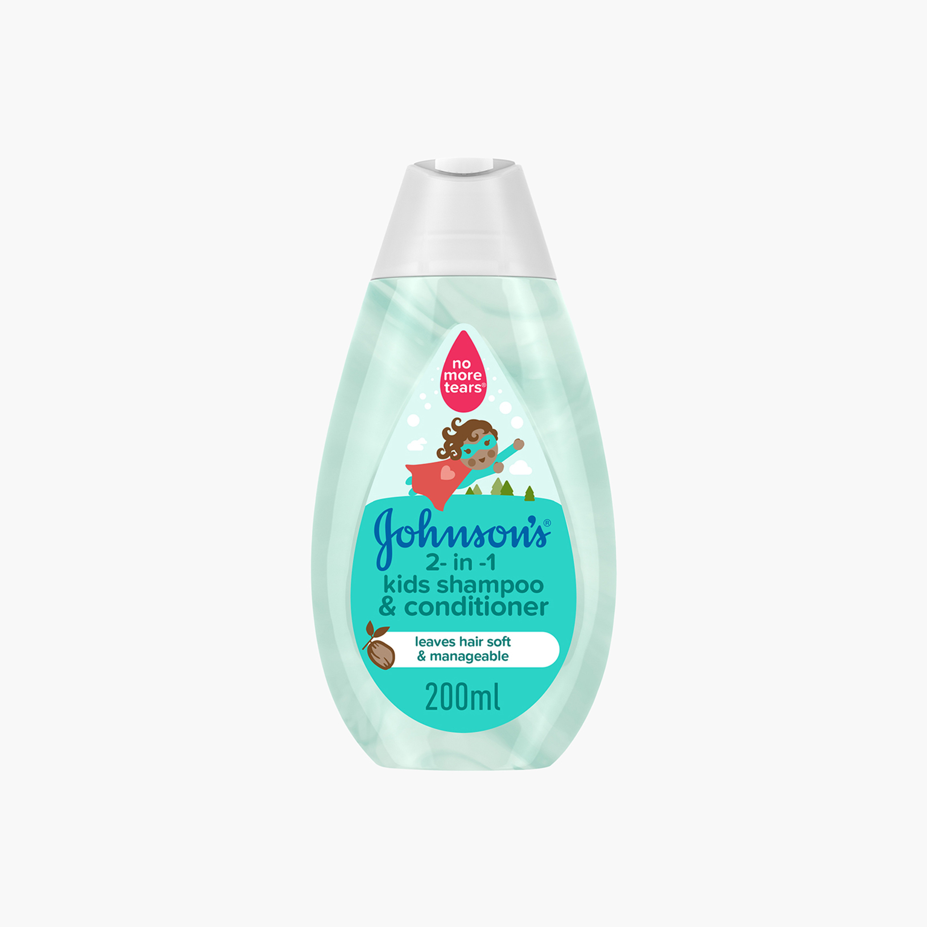 Johnson's 2-in-1 Kids Shampoo and Conditioner - 200 ml-baby-bathandcare-hairbodyskincare-image-1