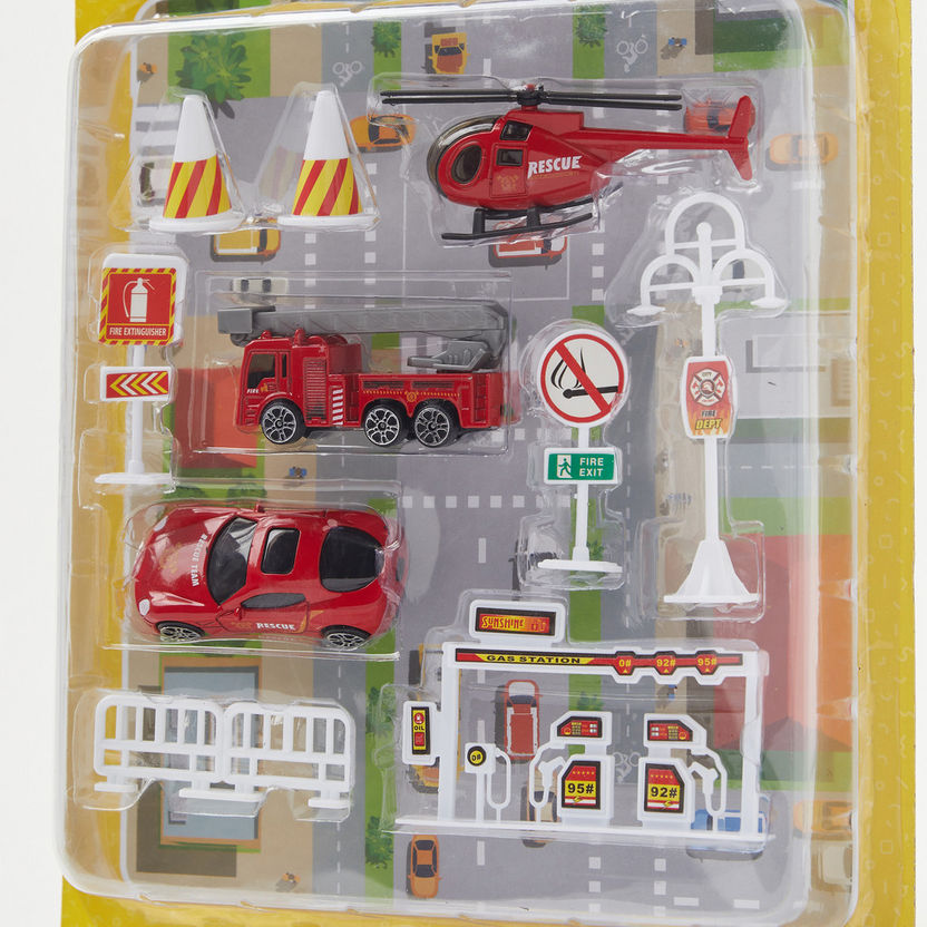 Gloo Fire Dept Playset-Scooters and Vehicles-image-2