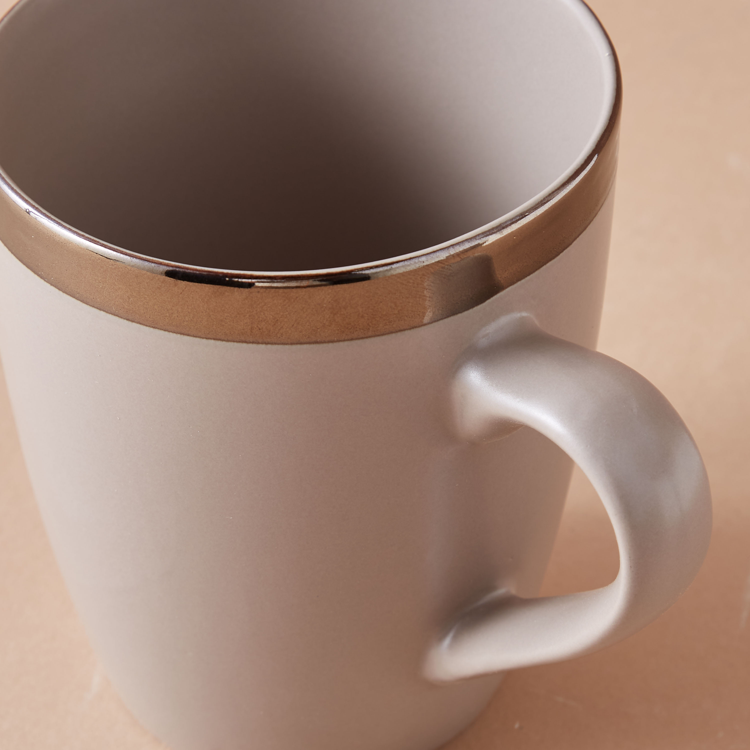 Set Di 6 Tazze Mug In Stoneware H&h Vhera - Design Elegante, 350cc, Lavabili In Lavastoviglie - Foto 8