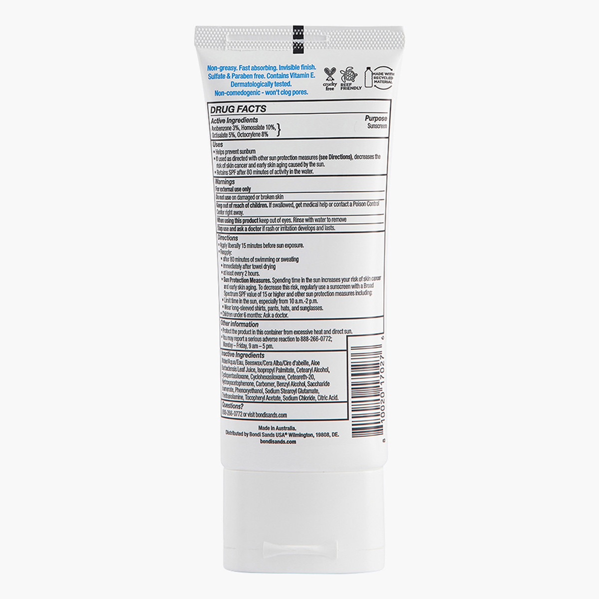 Bondi Sands SPF50+ Sunscreen Lotion - 75 ml-beautyandpersonalcare-skin-moisturisers-facemoisturisers-image-2
