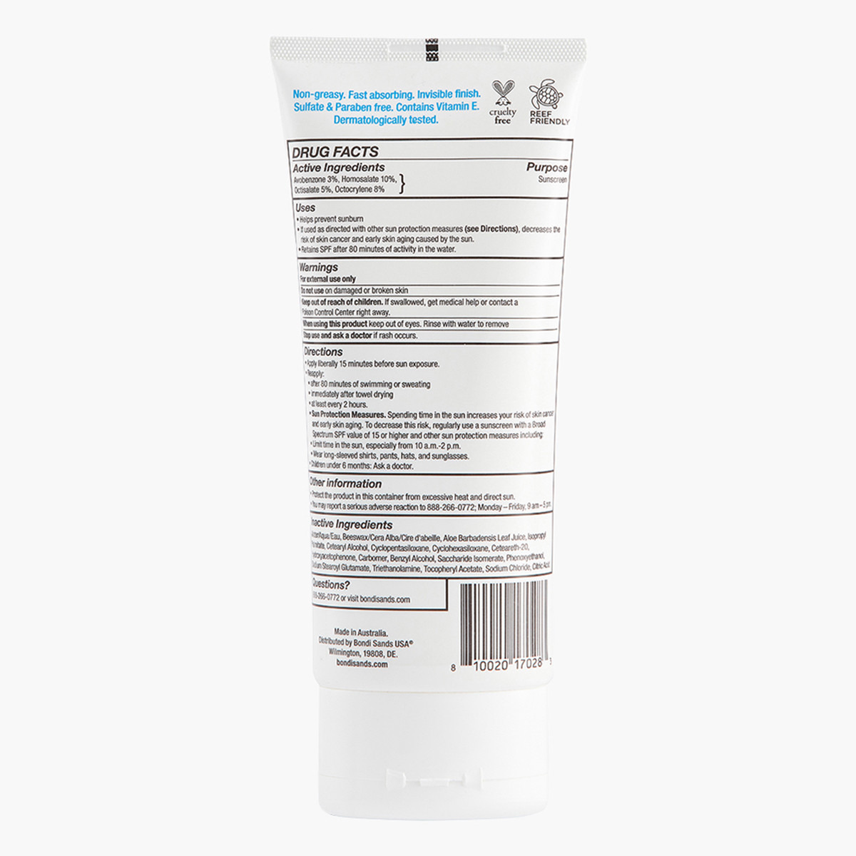 Bondi Sands SPF50+ Fragrance Free Sunscreen Lotion - 150 ml-beautyandpersonalcare-kbeauty-skin-moisturisers-facemoisturisers-image-2