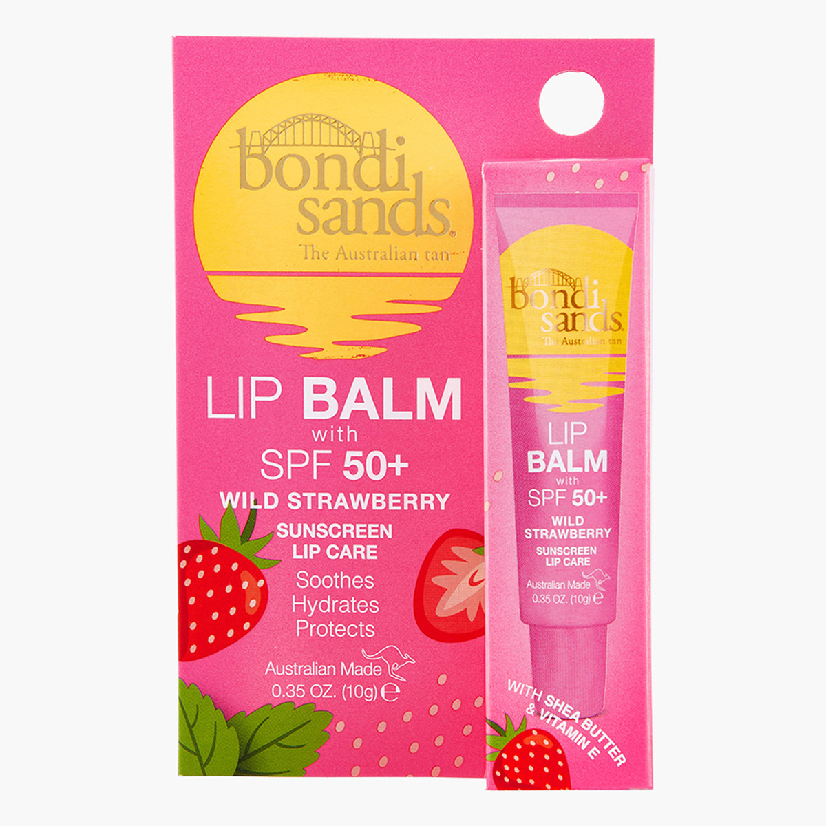 Bondi Sands Strawberry Lip Balm - 10 g-beautyandpersonalcare-skin-moisturisers-facemoisturisers-image-1