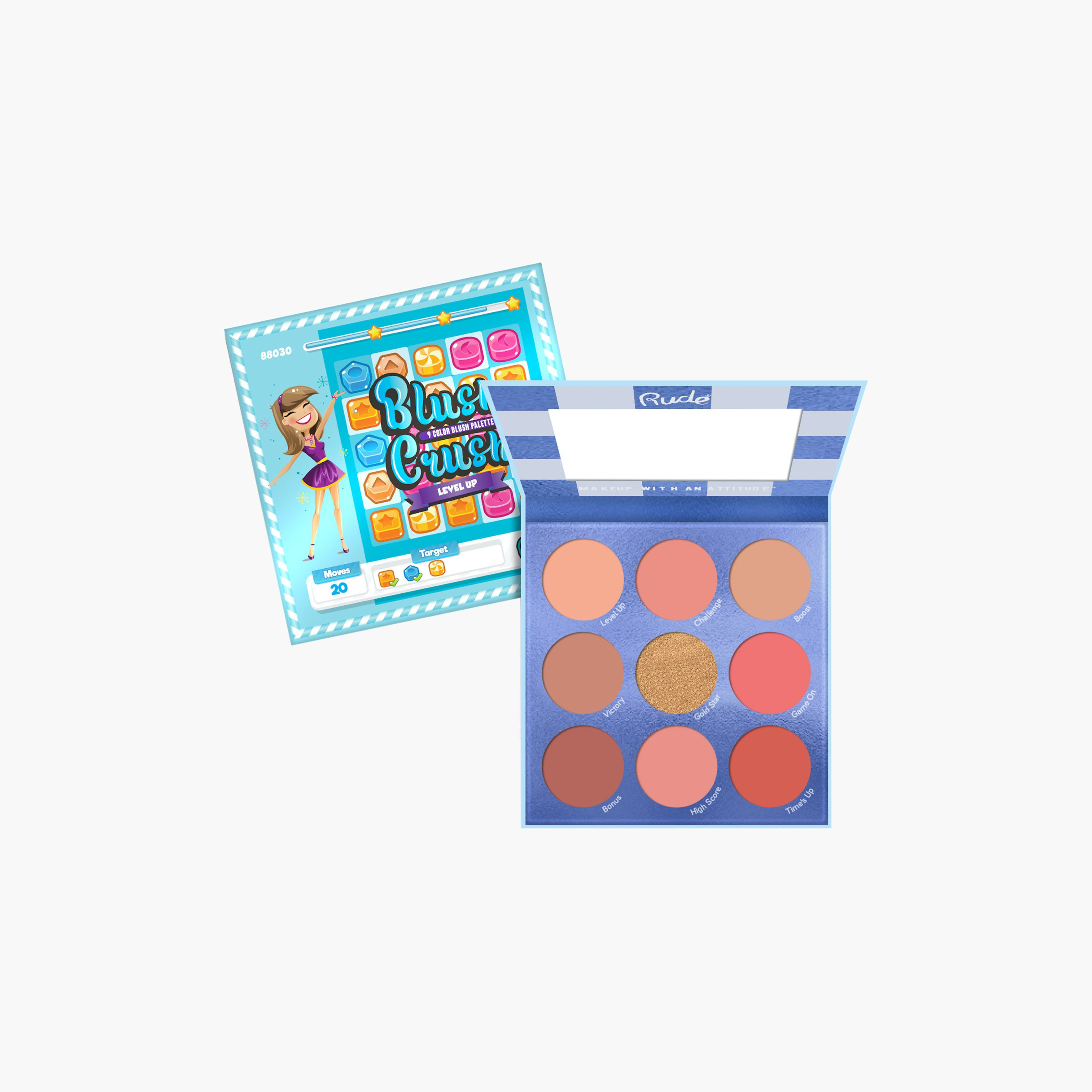 Rude Blush Crush  Level Up Palette - 19 gms-beautyandpersonalcare-makeup-face-blushes-image-1