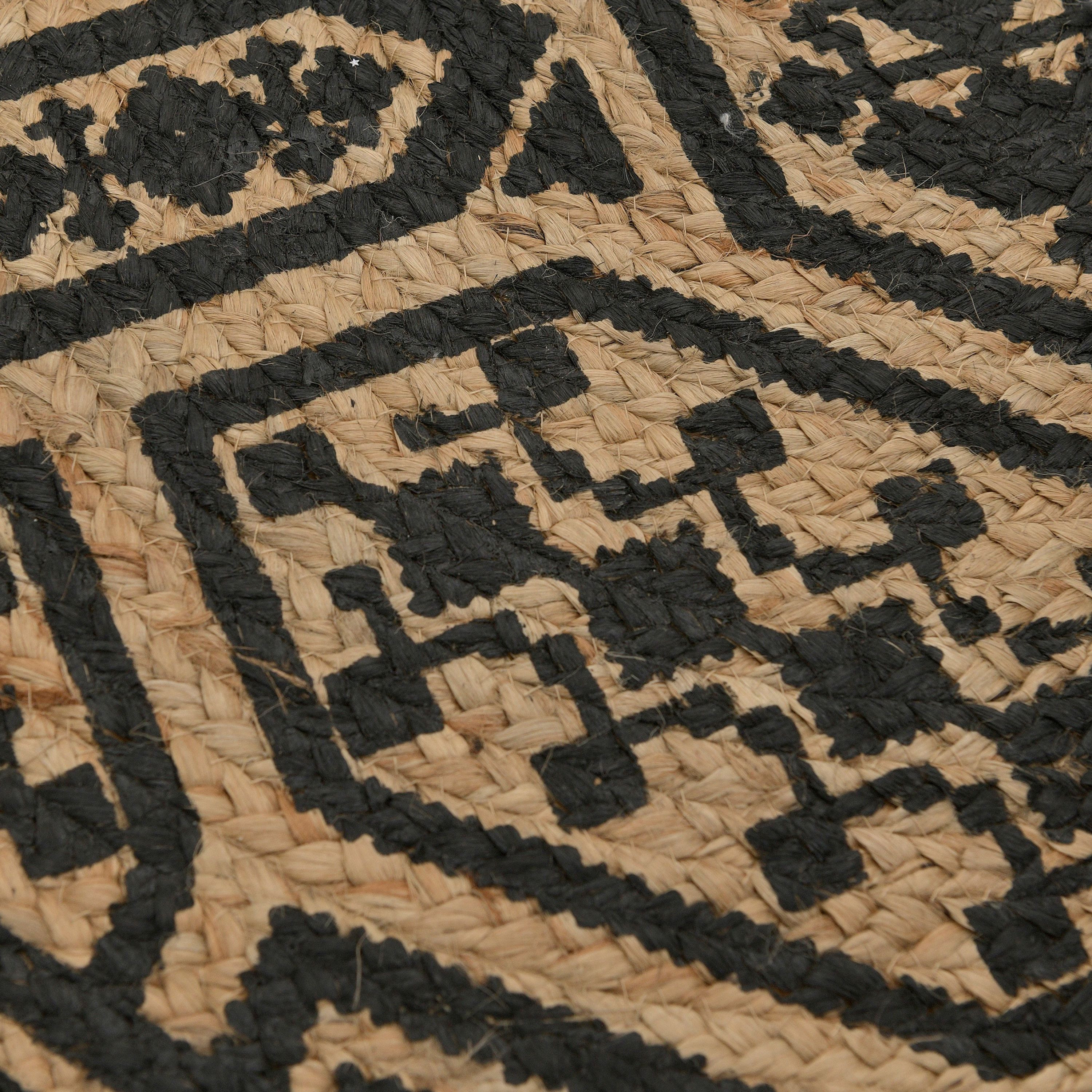 Jute Circular Rug - 90 cms-household-rugsandcarpets-rugs-image-3