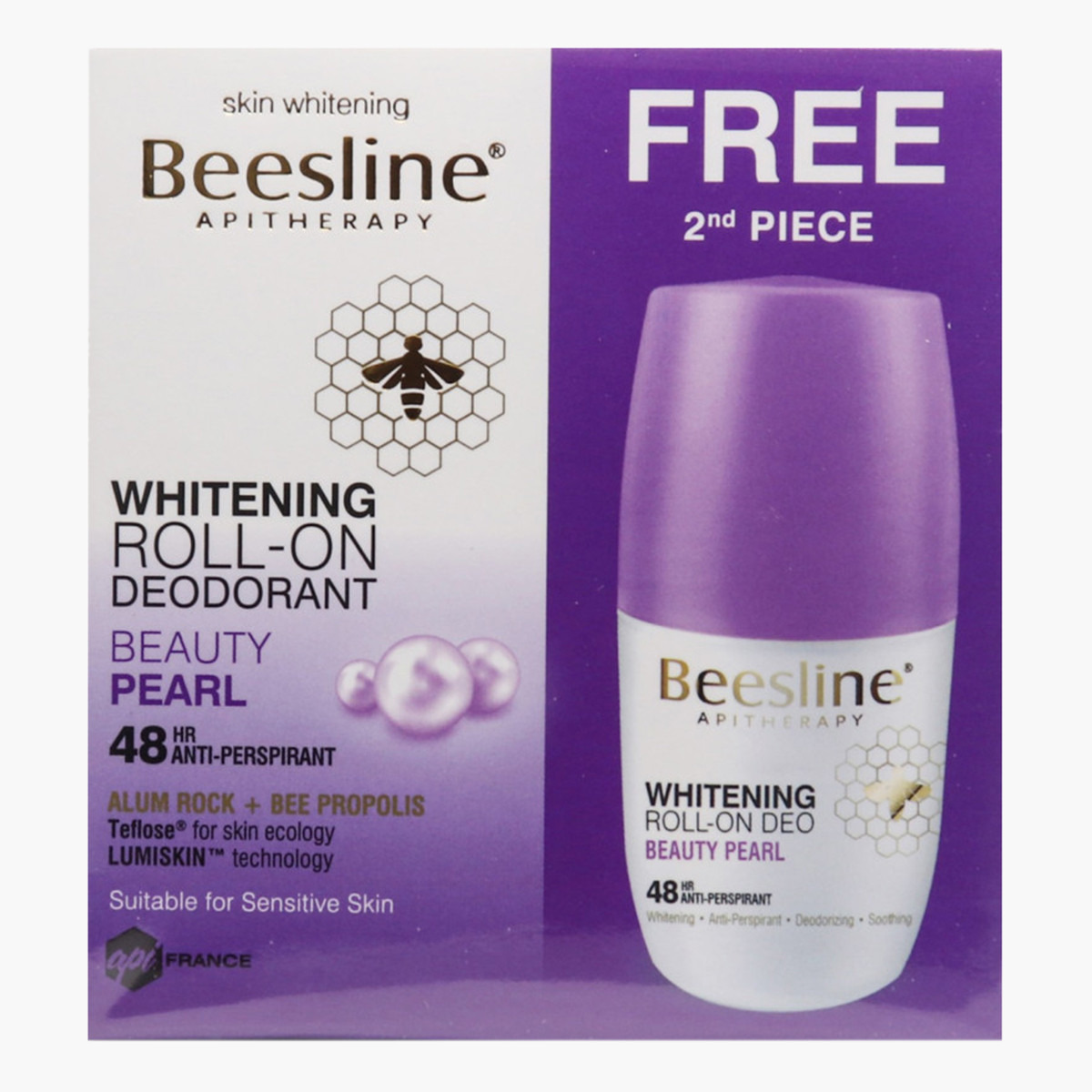مزيل عرق رول-أون لتفتيح البشرة من بيزلين - اشترِ واحد واحصل على واحد مجانا-beautyandpersonalcare-fragrance-women-image-3