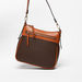 Celeste Panelled Crossbody Bag with Adjustable Strap and Zip Closure-Women%27s Handbags-thumbnail-2