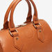 Elle Monogram Embossed Bowler Bag with Double Handles-Women%27s Handbags-thumbnailMobile-3