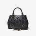 Elle Monogram 3D Embossed Tote Bag with Dual Handle and Detachable Strap-Women%27s Handbags-thumbnailMobile-1