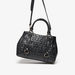 Elle Monogram 3D Embossed Tote Bag with Dual Handle and Detachable Strap-Women%27s Handbags-thumbnail-2