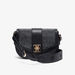 Elle Textured Crossbody Bag with Twist and Lock Closure-Women%27s Handbags-thumbnail-1