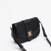 Elle Textured Crossbody Bag with Twist and Lock Closure-Women%27s Handbags-thumbnail-3
