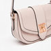Elle Textured Crossbody Bag with Twist and Lock Closure-Women%27s Handbags-thumbnailMobile-2