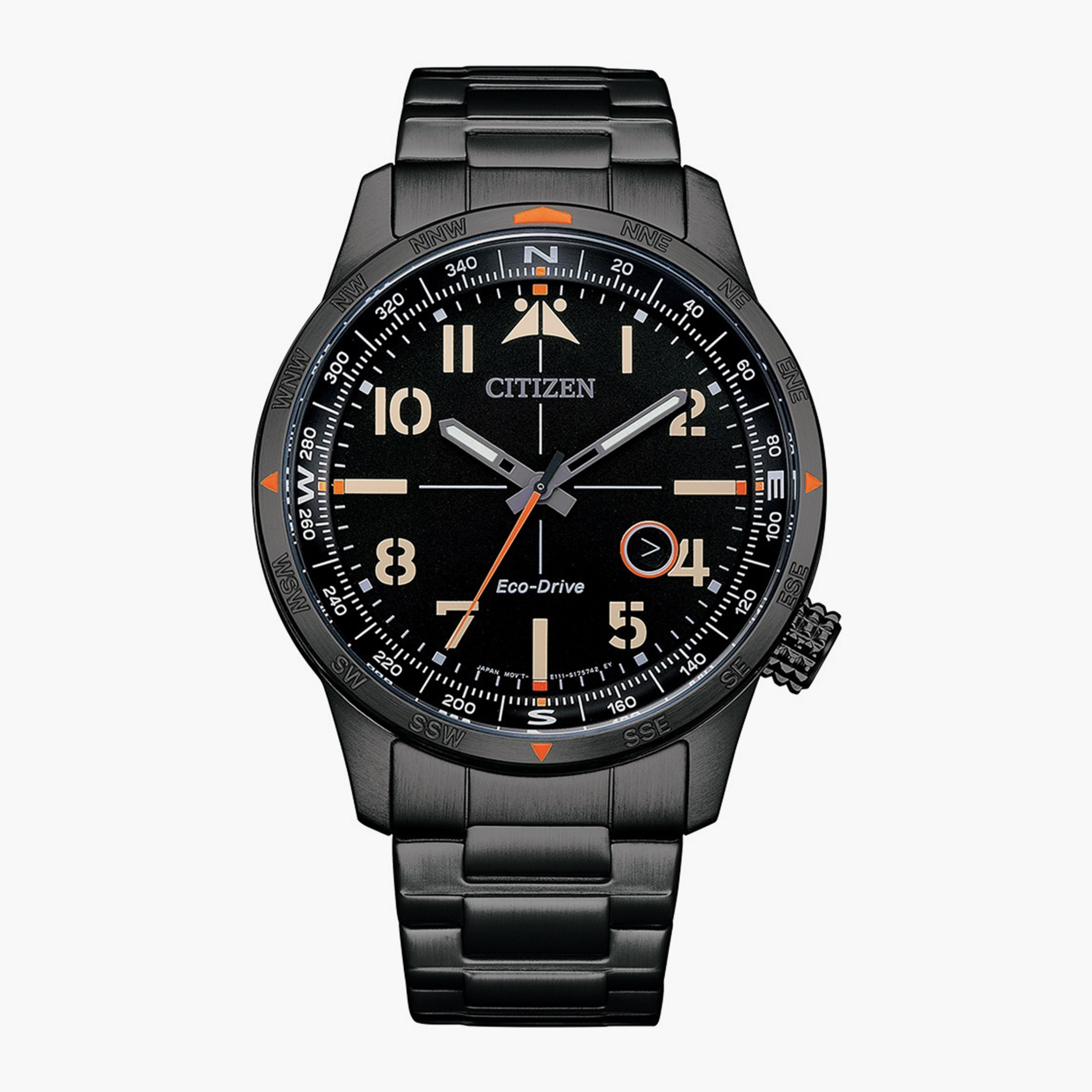 Citizen Men Black Stainless Steel Strap Analog Watch - BM7555-83E | 43 MM-men-watchesandjewellery-watches-image-1