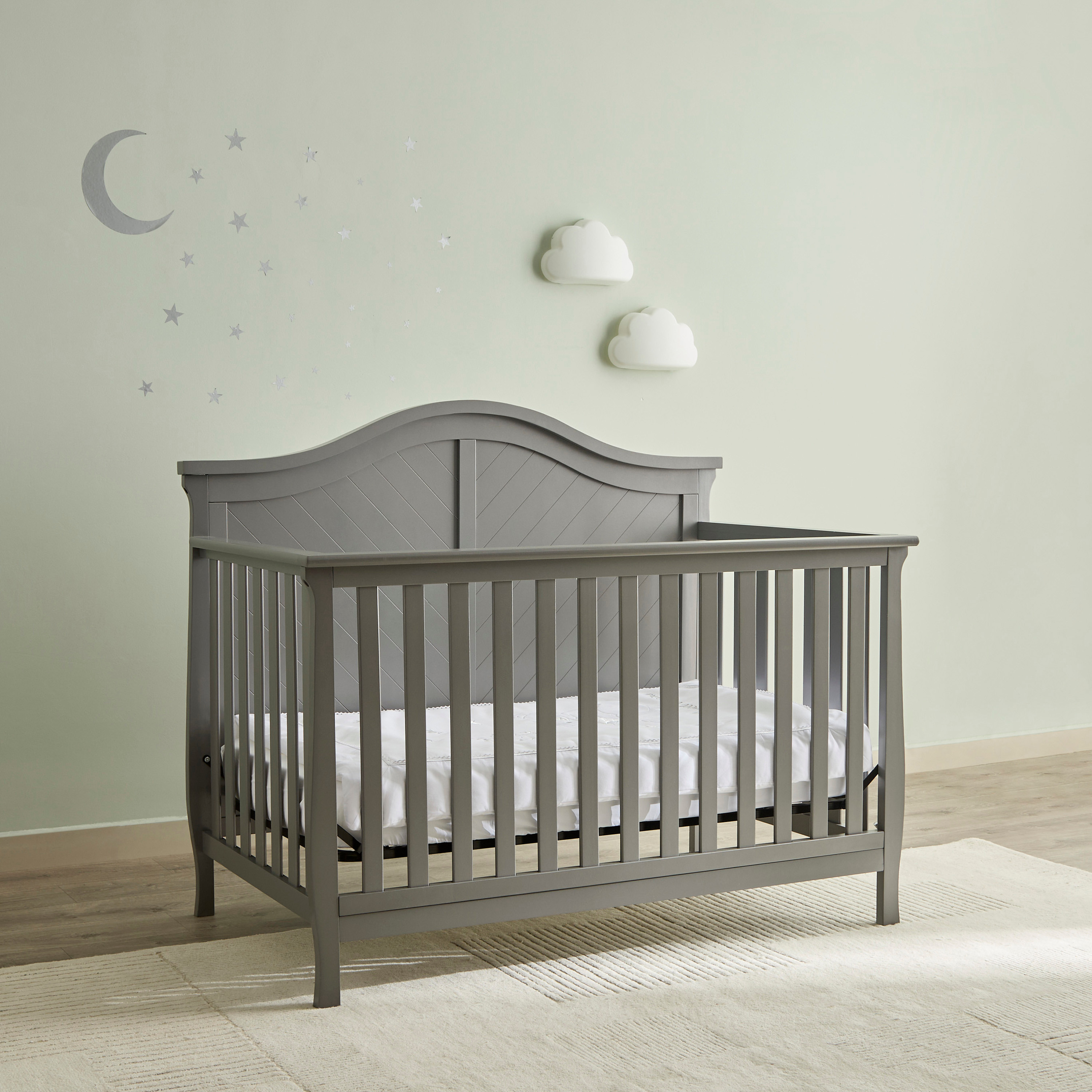 Juniors Solid Piper Crib with Convertible Design and Adjustable Height (Up to 5 years)-baby-nursery-furniture-cribsandbeds-babycribs-image-1