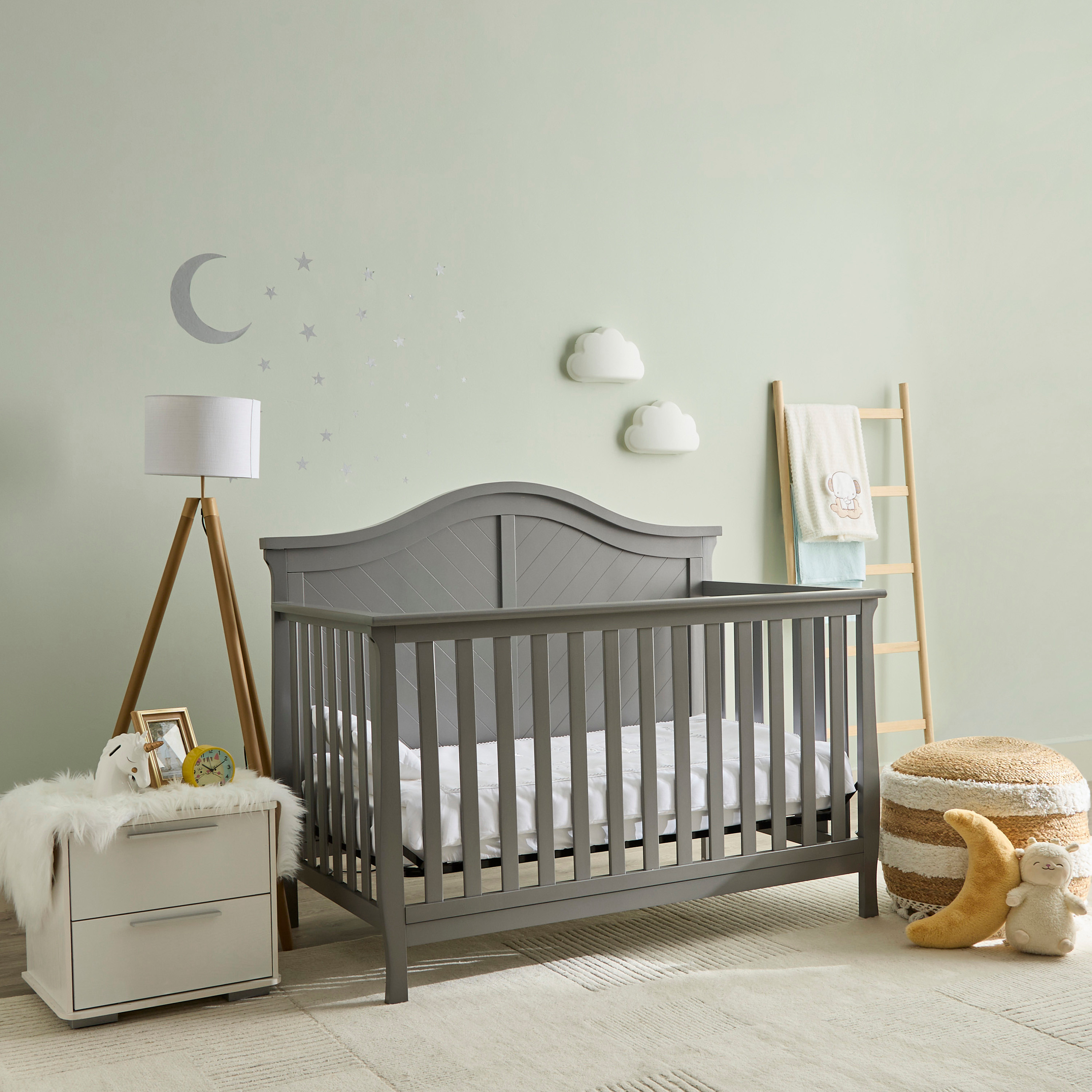 Juniors Solid Piper Crib with Convertible Design and Adjustable Height (Up to 5 years)-baby-nursery-furniture-cribsandbeds-babycribs-image-2