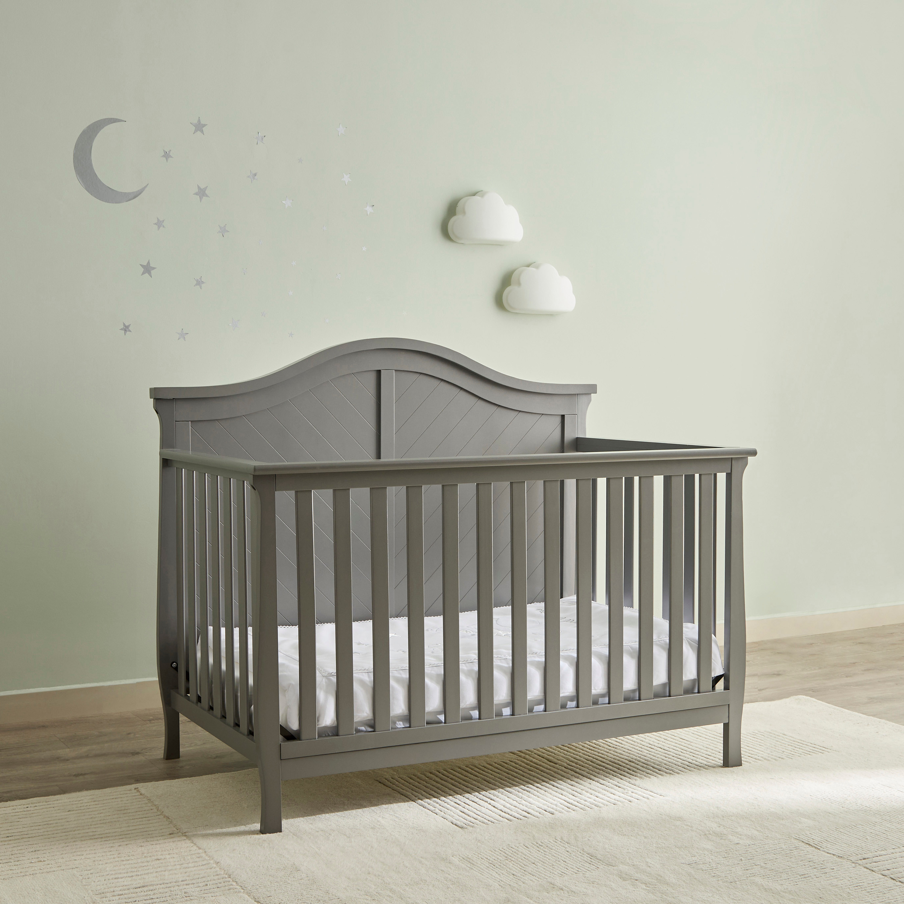 Juniors Solid Piper Crib with Convertible Design and Adjustable Height (Up to 5 years)-baby-nursery-furniture-cribsandbeds-babycribs-image-4