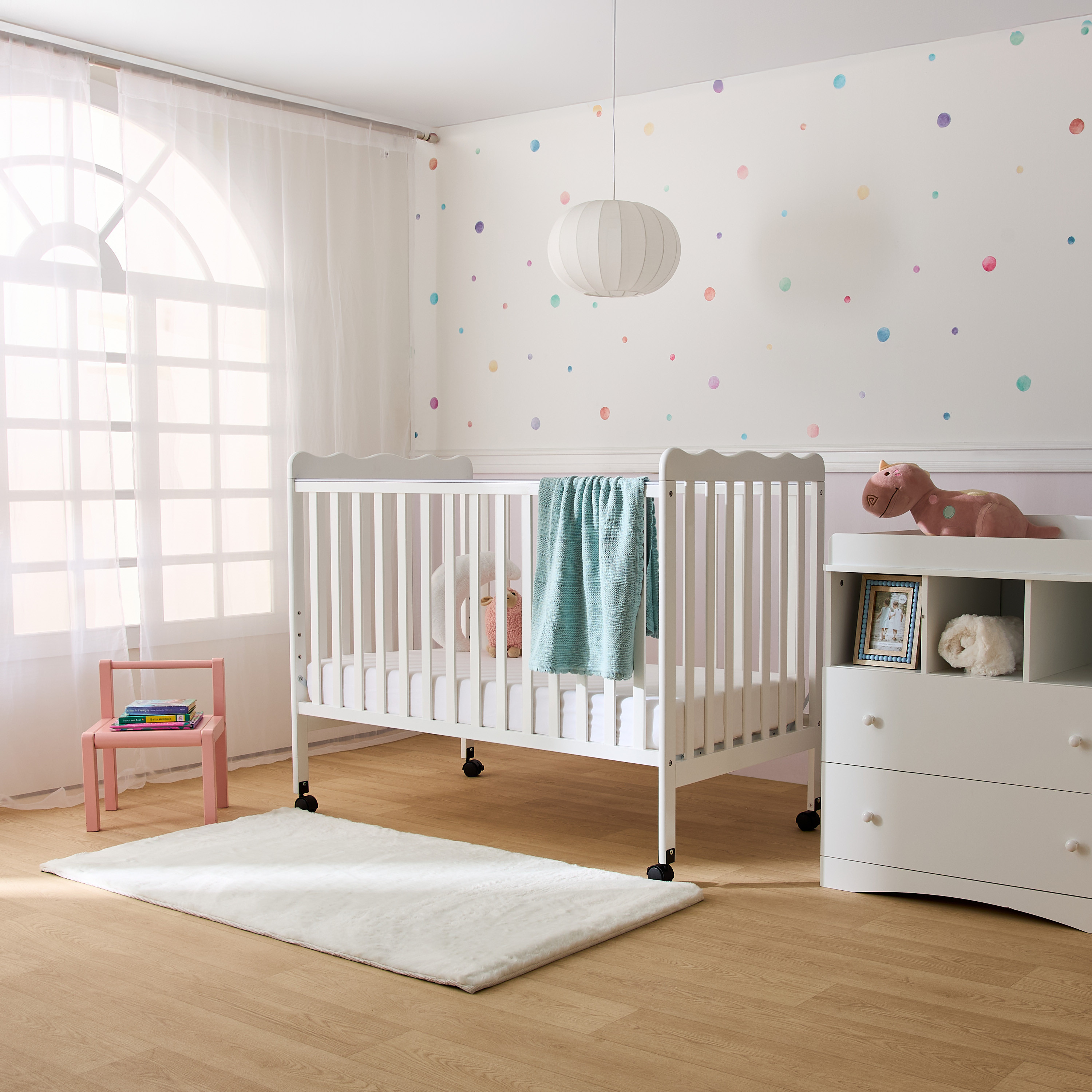 Juniors Solid Everly Crib with Wheels-baby-nursery-furniture-cribsandbeds-babycribs-image-13