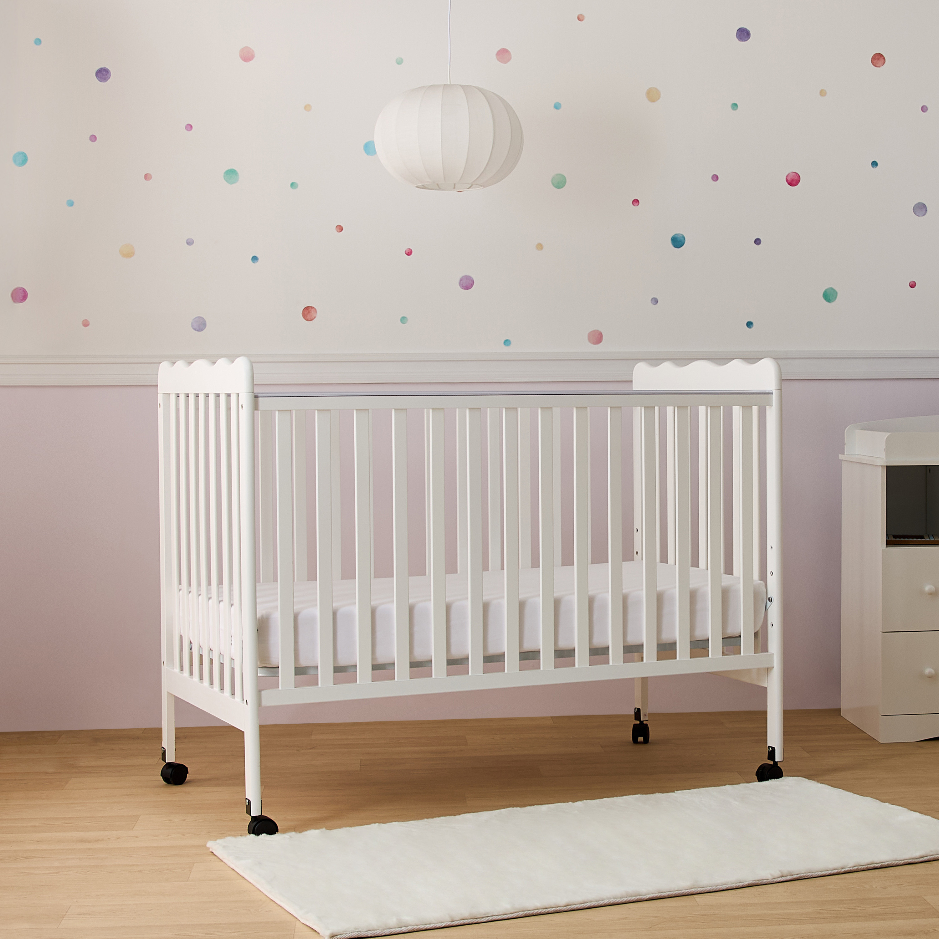 Juniors Solid Everly Crib with Wheels-baby-nursery-furniture-cribsandbeds-babycribs-image-3