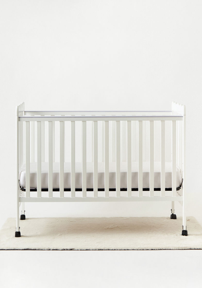 Juniors Solid Everly Crib with Wheels-Baby Cribs-image-2