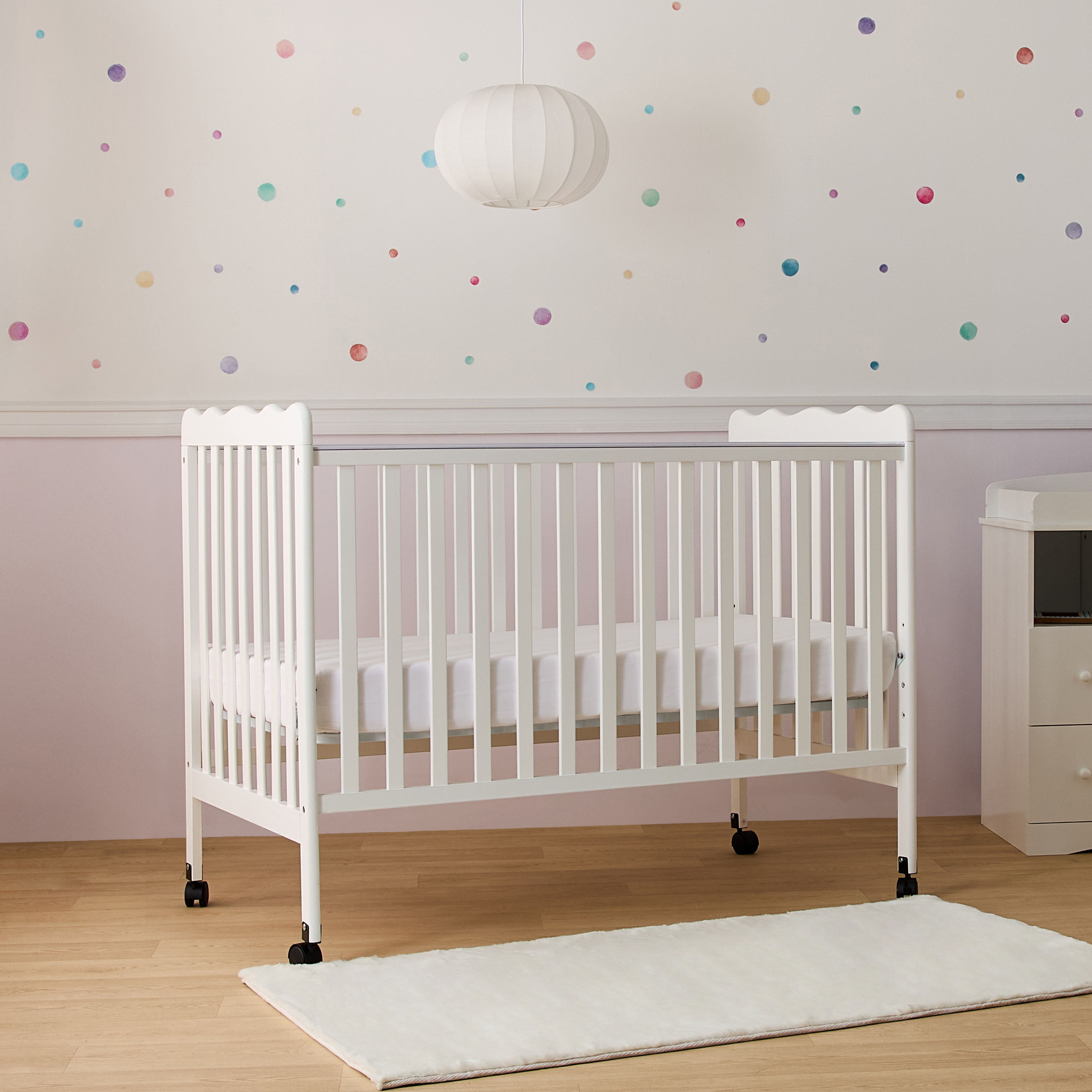 Juniors Solid Everly Crib with Wheels-baby-nursery-furniture-cribsandbeds-babycribs-image-4