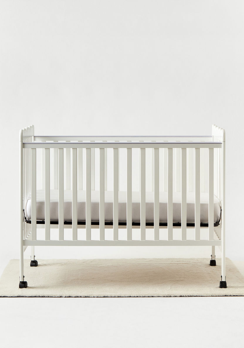 Juniors Solid Everly Crib with Wheels-Baby Cribs-image-3