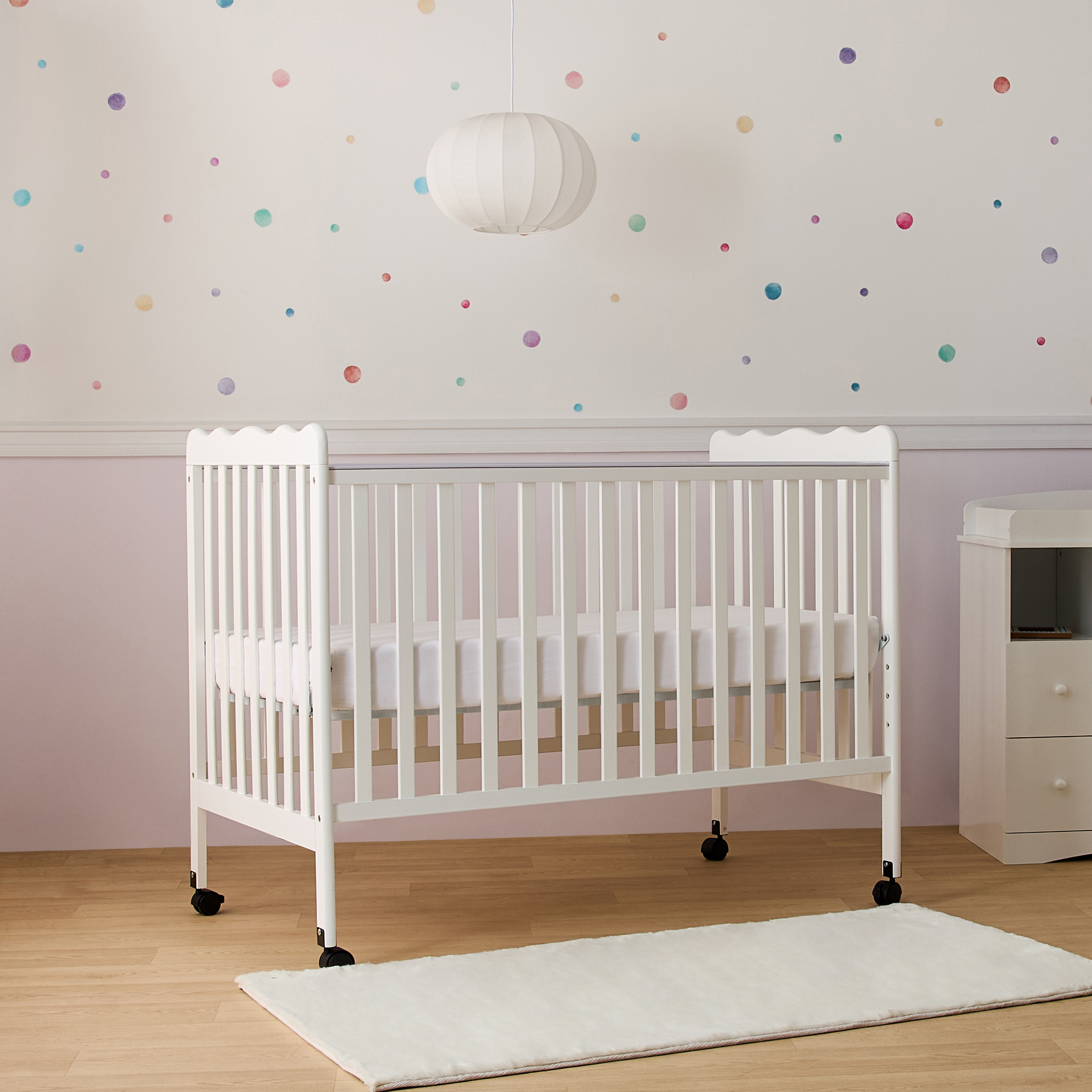 Juniors Solid Everly Crib with Wheels-baby-nursery-furniture-cribsandbeds-babycribs-image-5