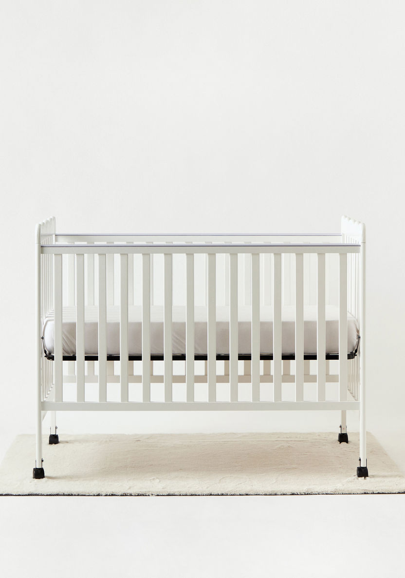 Juniors Solid Everly Crib with Wheels-Baby Cribs-image-4