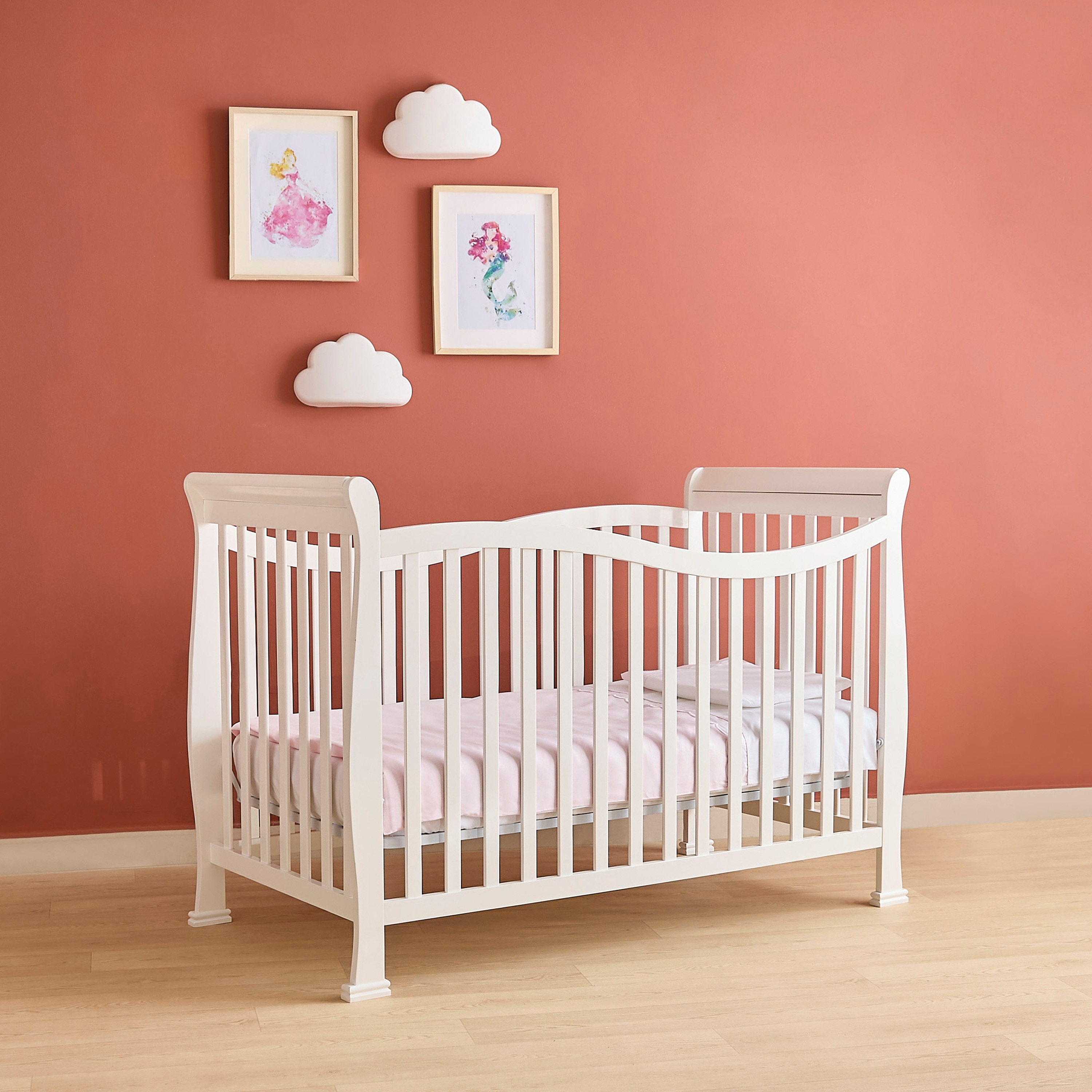 Juniors Diana Solid Crib with Adjustable Height (Up to 5 years)-baby-nursery-furniture-cribsandbeds-babycribs-image-1