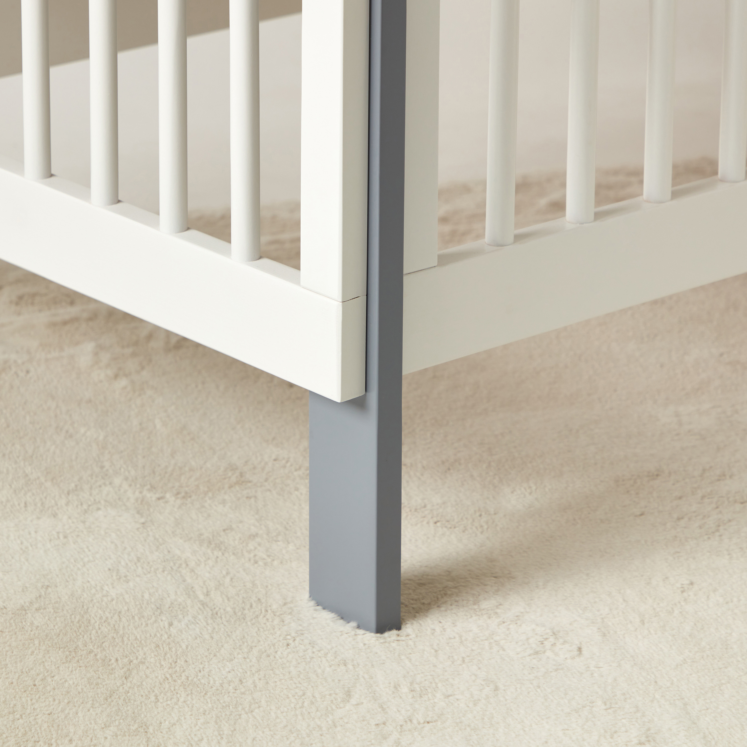 Juniors Adeline Crib with Adjustable Height (Up to 5 years)-baby-nursery-furniture-cribsandbeds-babycribs-image-9