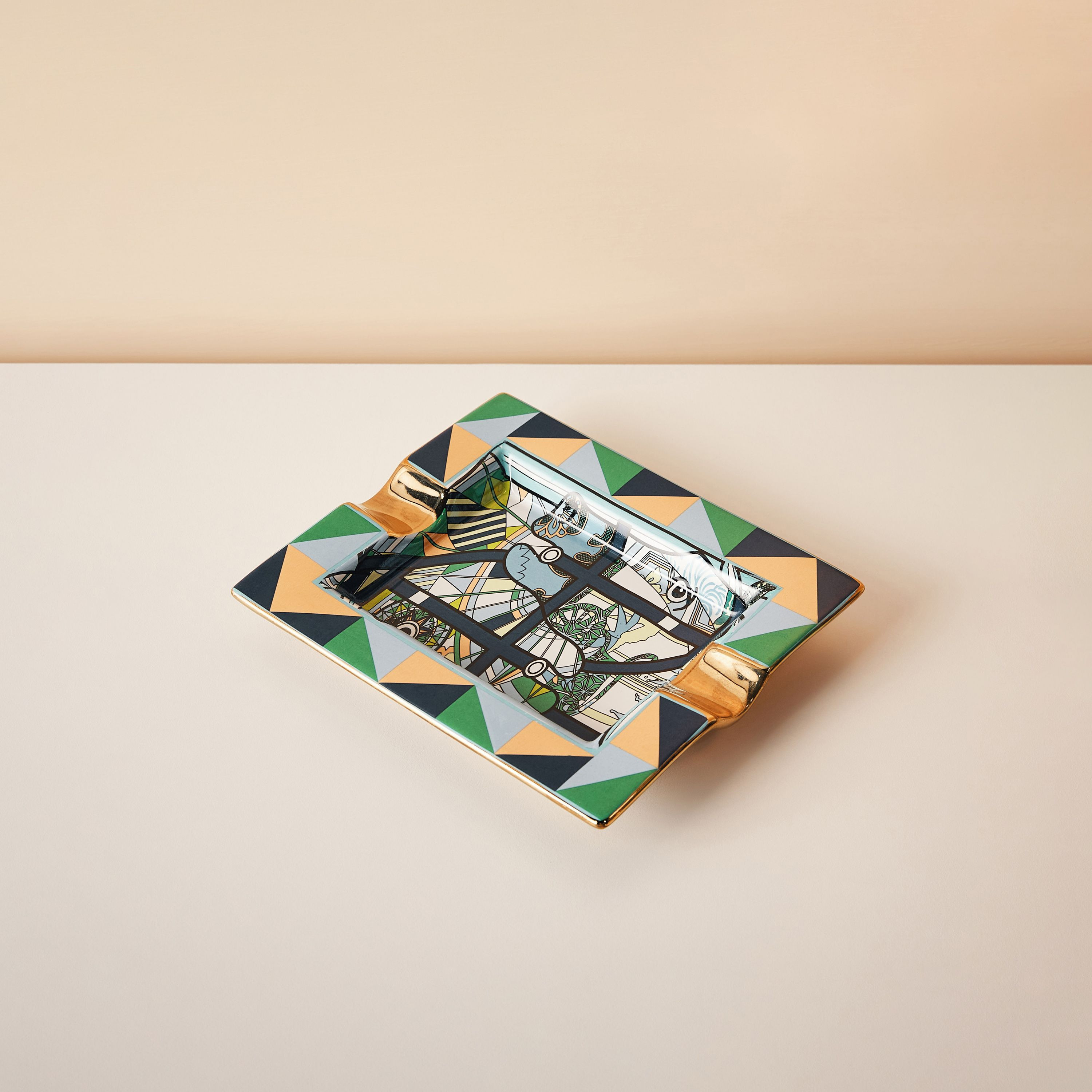 Printed Ceramic Ashtray-household-dining-shopbysolutions-ashtrays-image-2