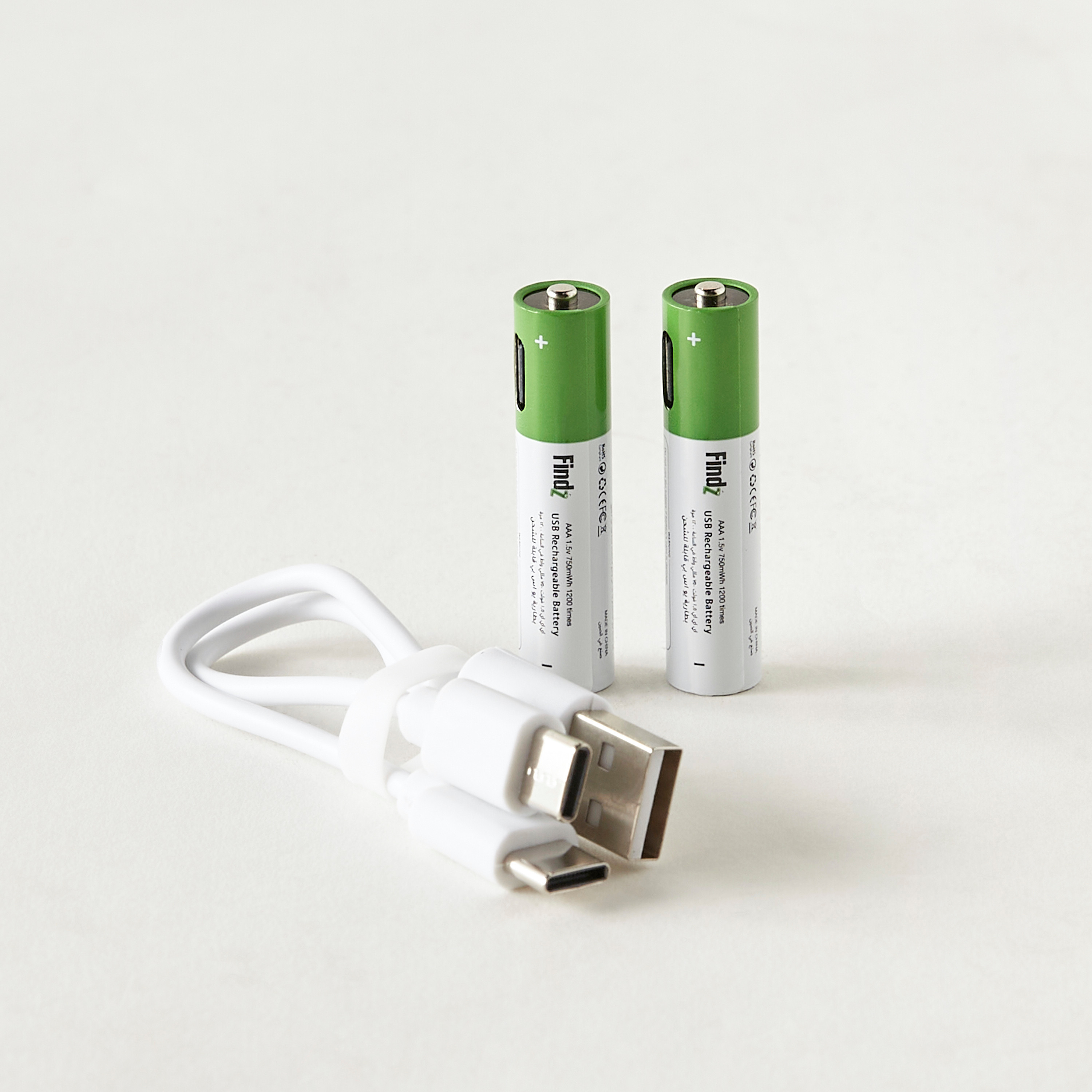 Buy Findz AAA Lithium Rechargeable Battery Set Online Centrepoint Oman