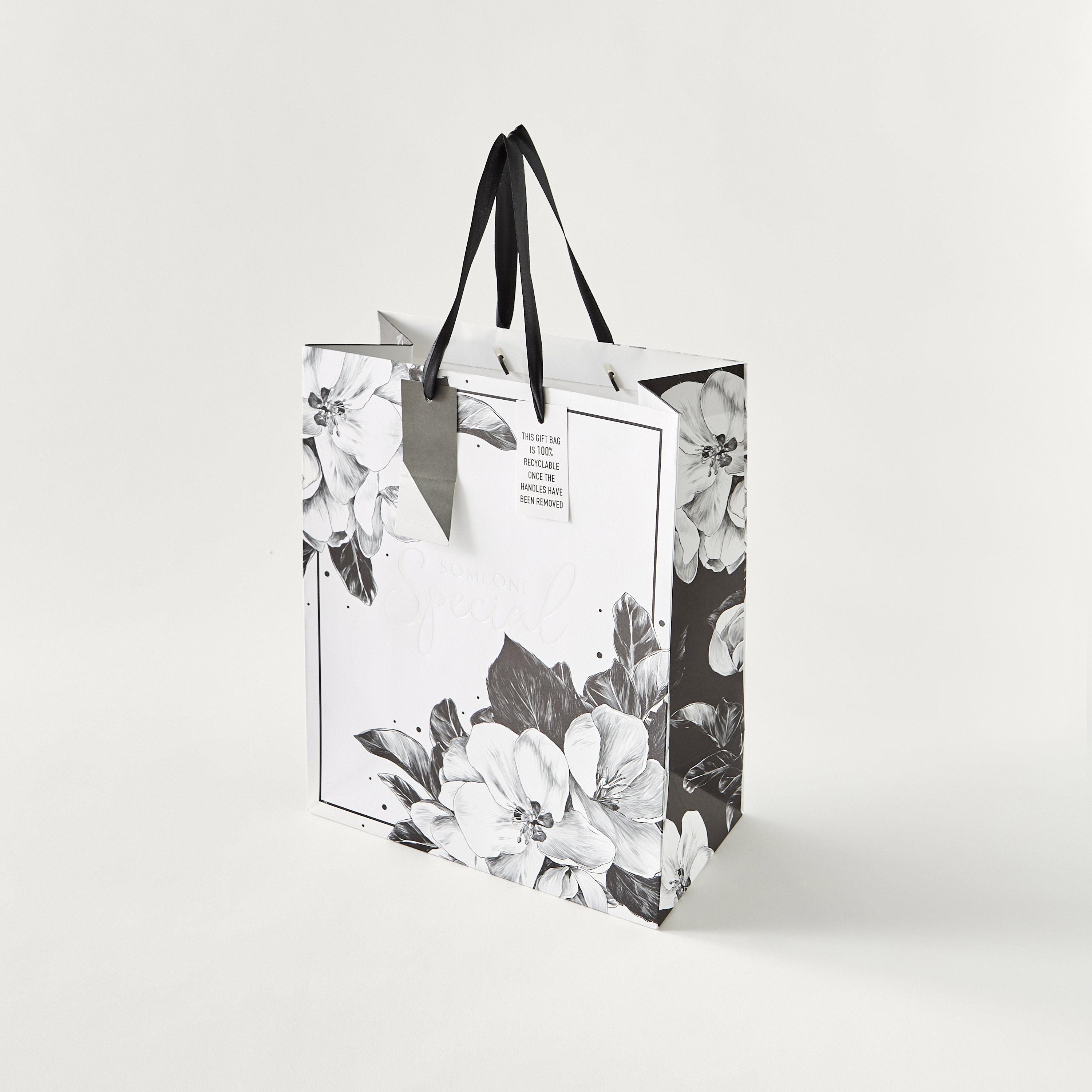Findz Eurowrap Floral Print Paper Gift Bag - Large-household-giftingaccessories-giftings-image-1