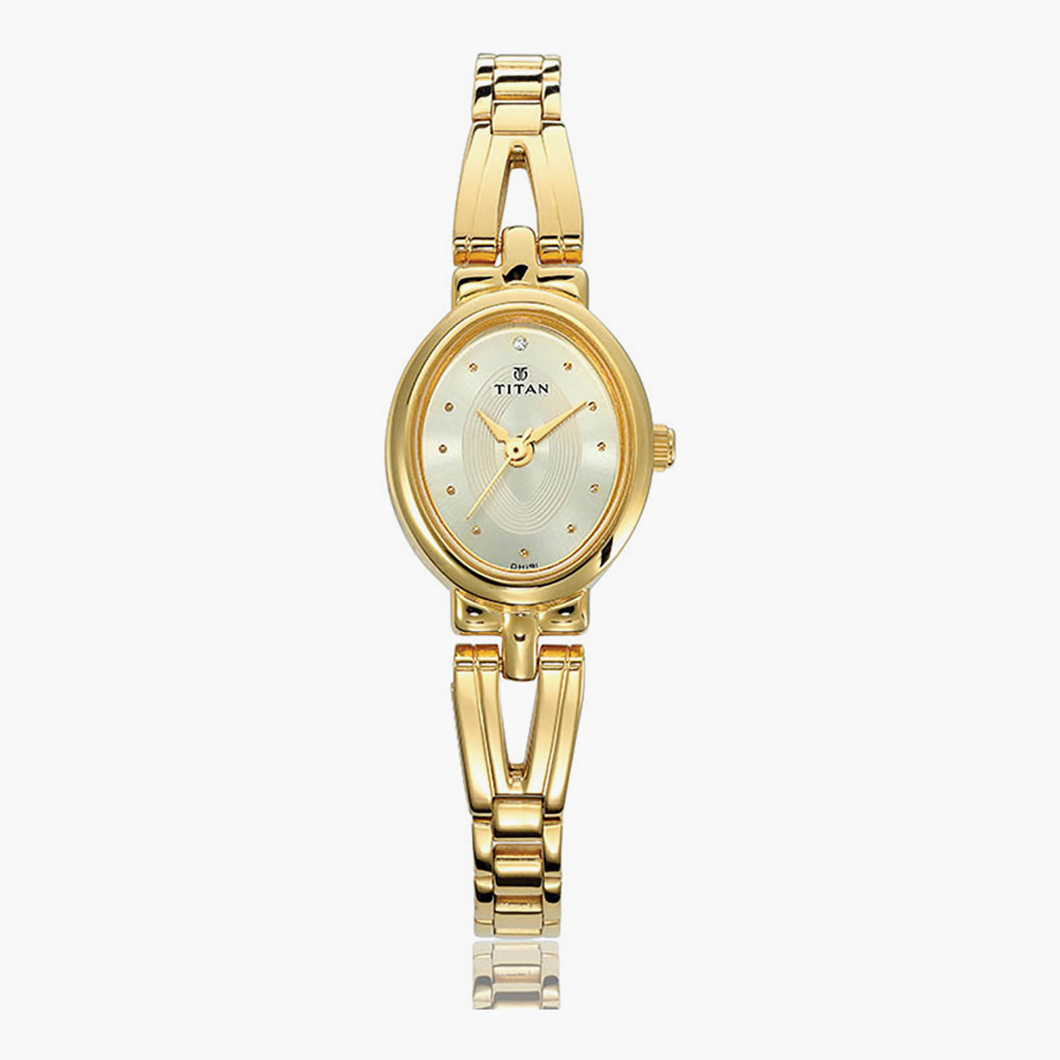 Titan ladies watch on sale gold