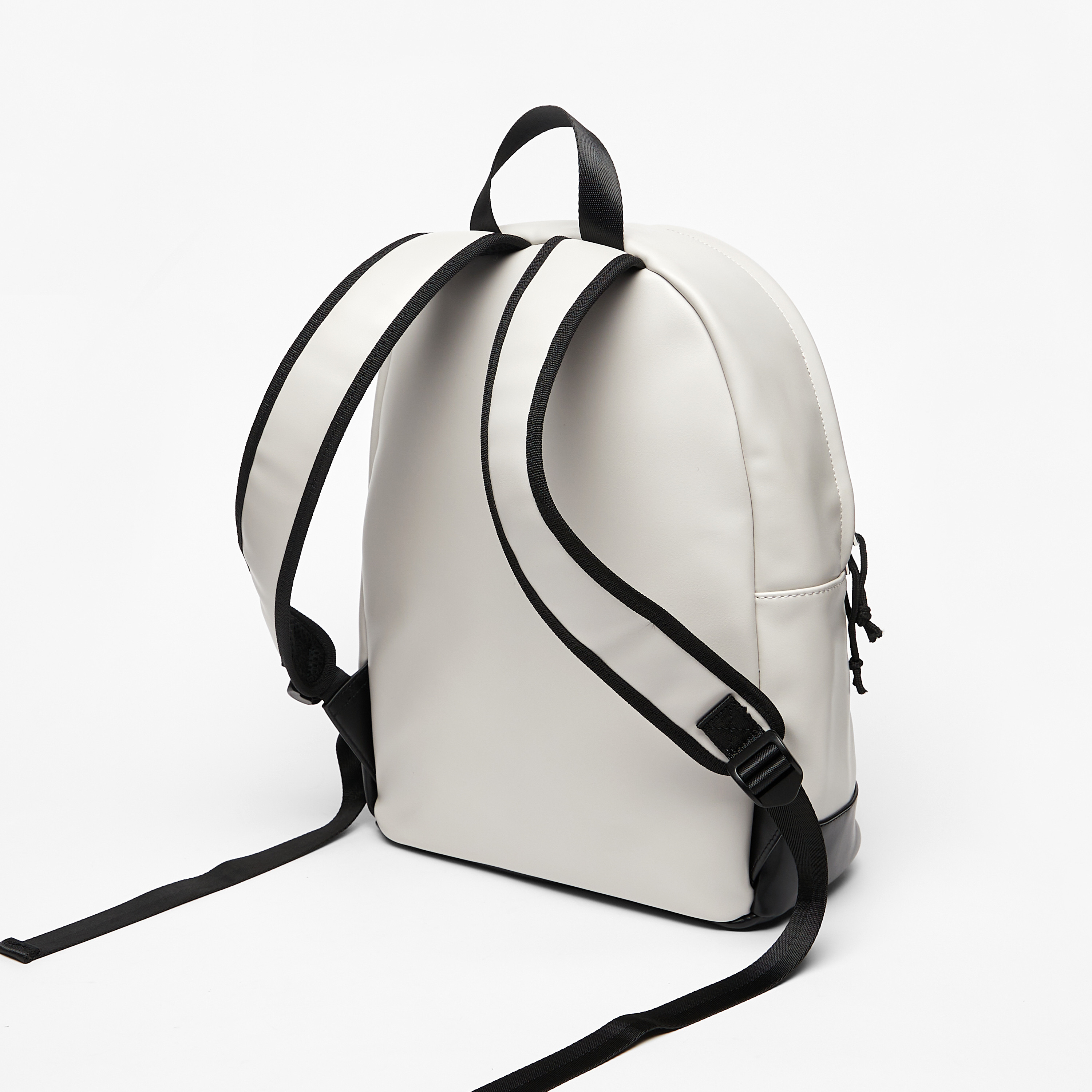 Shop Lee Cooper Logo Print Backpack with Adjustable Straps