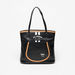Lee Cooper Logo Print Tote Bag with Double Handles-Women%27s Handbags-thumbnailMobile-0