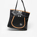 Lee Cooper Logo Print Tote Bag with Double Handles-Women%27s Handbags-thumbnailMobile-1