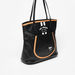 Lee Cooper Logo Print Tote Bag with Double Handles-Women%27s Handbags-thumbnail-2